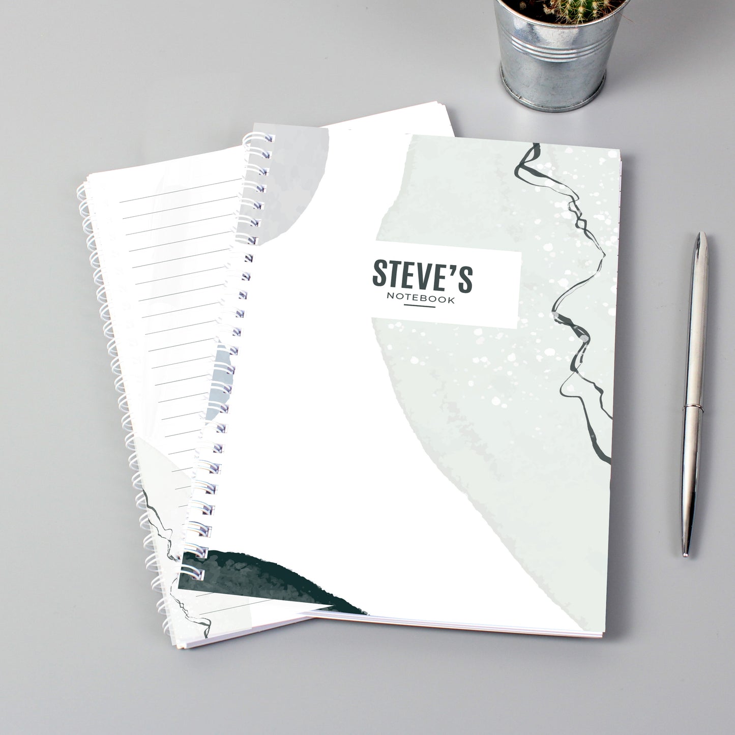 Personalised Abstract A5 Notebook from Heartfelt Gifts
