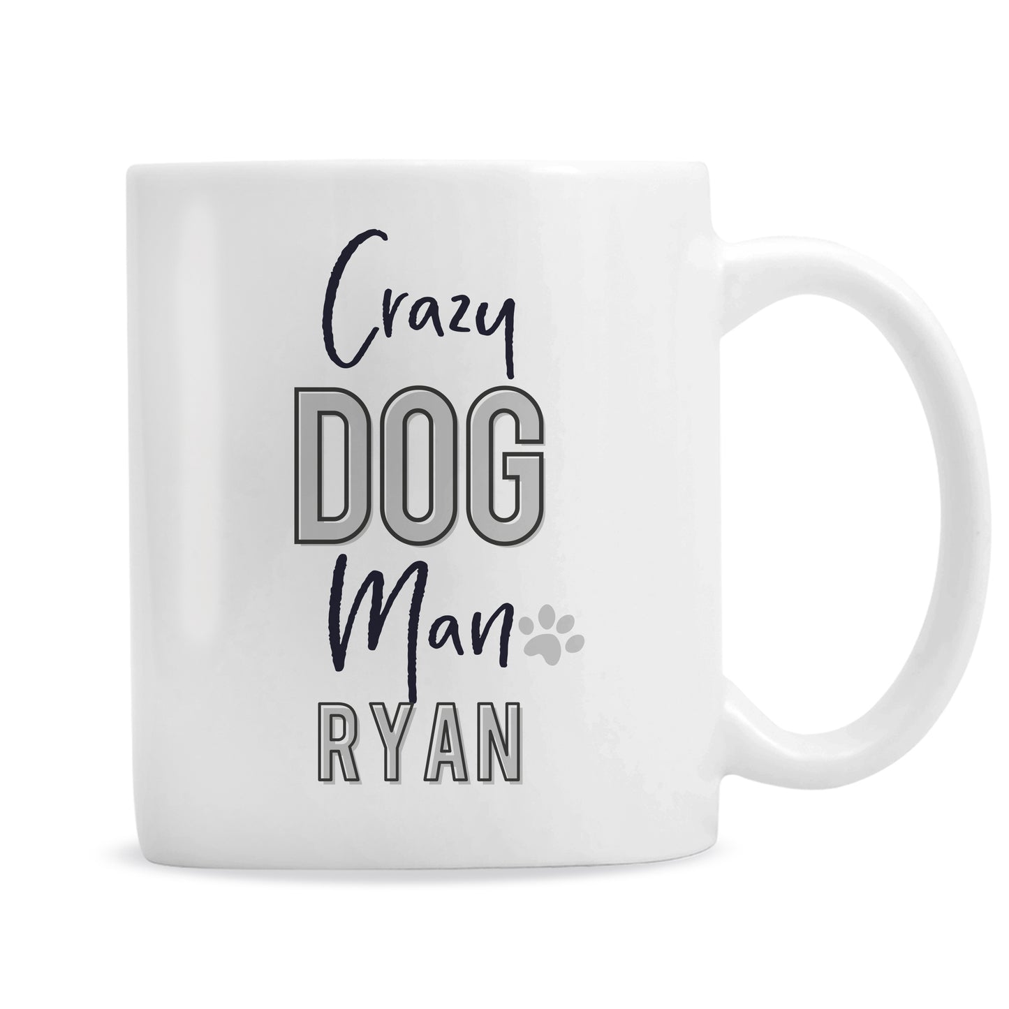 Personalised Crazy Dog Man Mug - image 5