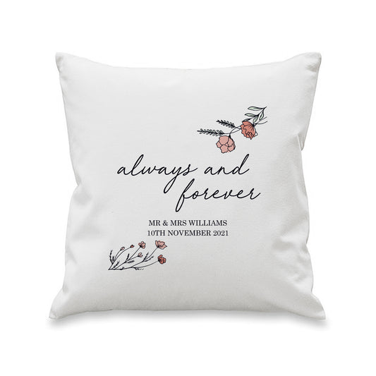 Personalised Always and Forever Cushion - image 2