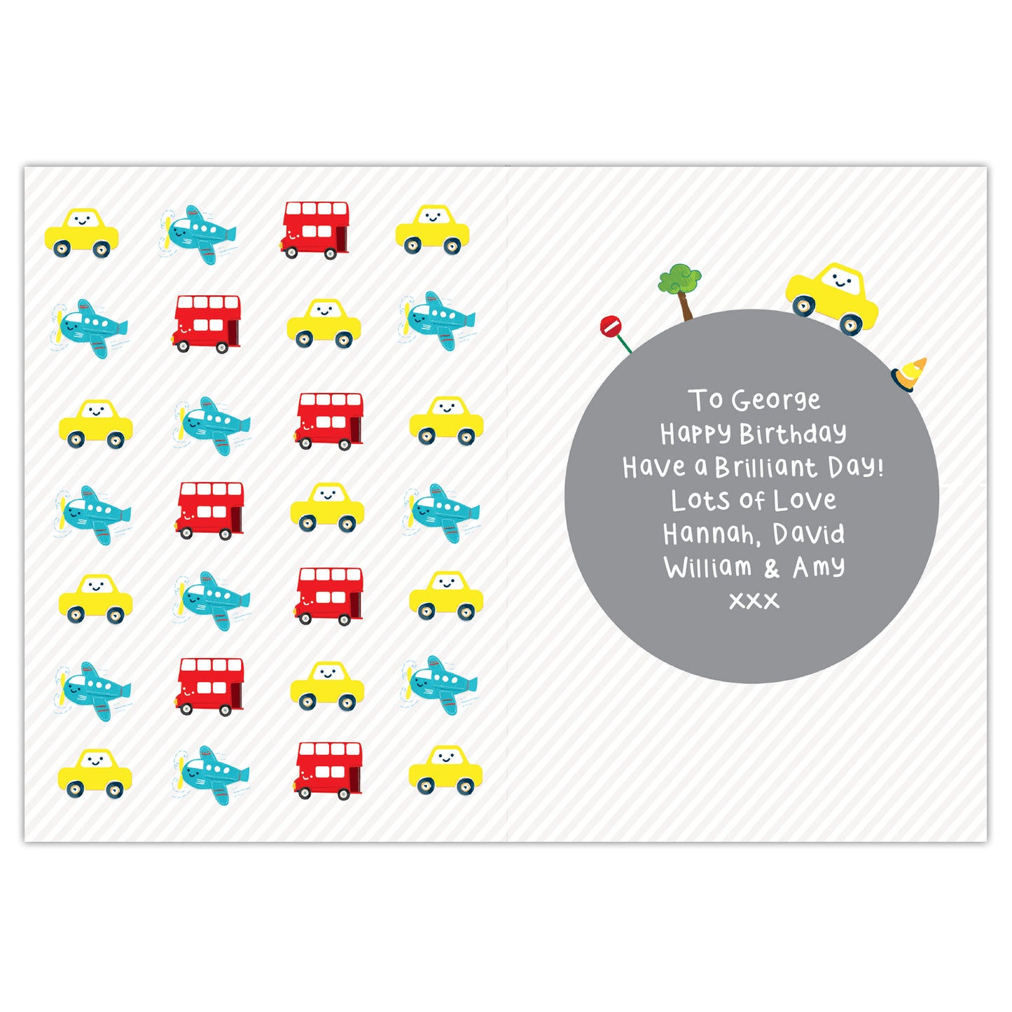 Personalised Vehicles Birthday Card - image 4