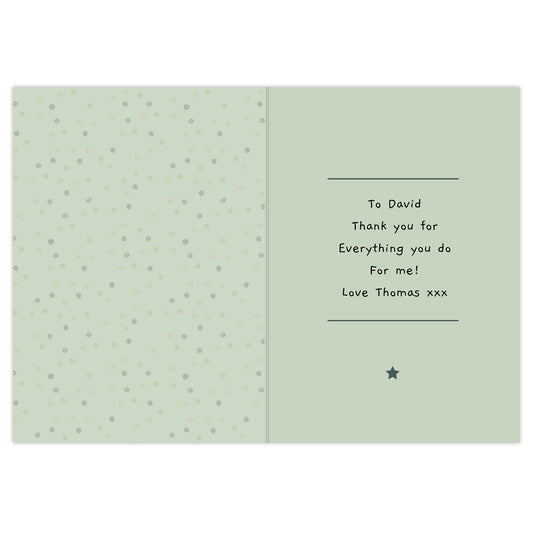 Personalised 'You're Like a Dad to Me' Card - image 3