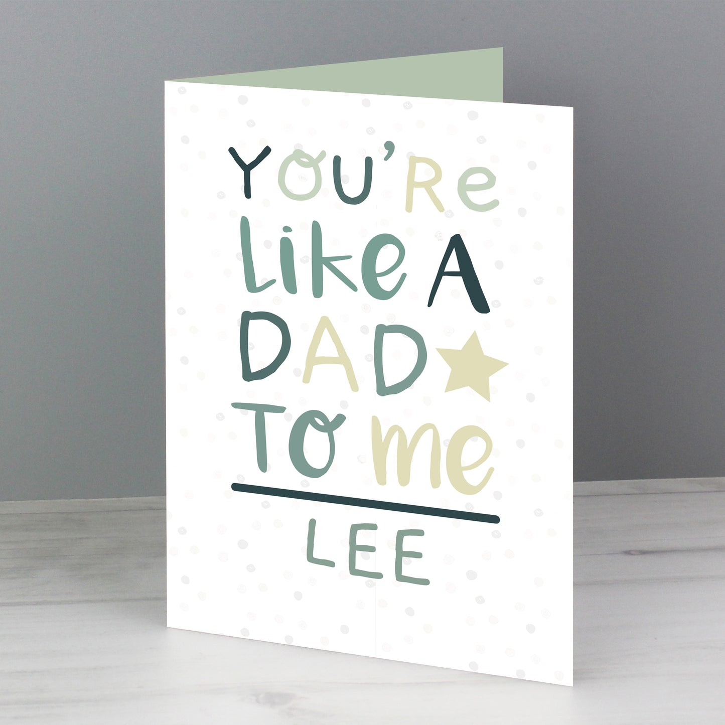 Personalised 'You're Like a Dad to Me' Card - image 5