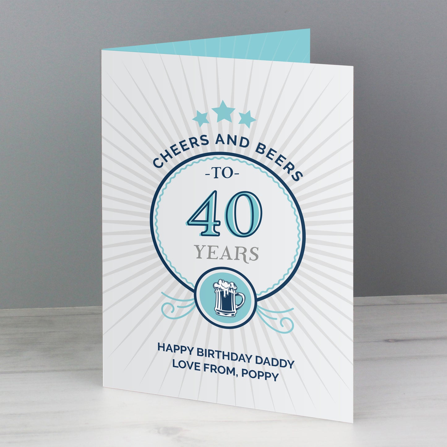 Personalised Cheers and Beers Birthday Card - image 5