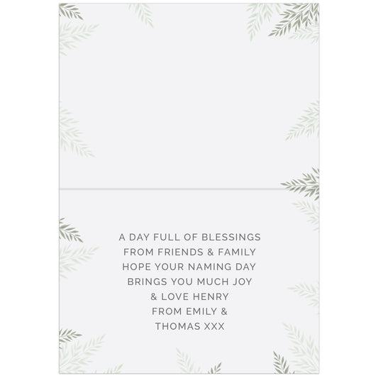 Personalised Naming Day Card - image 3