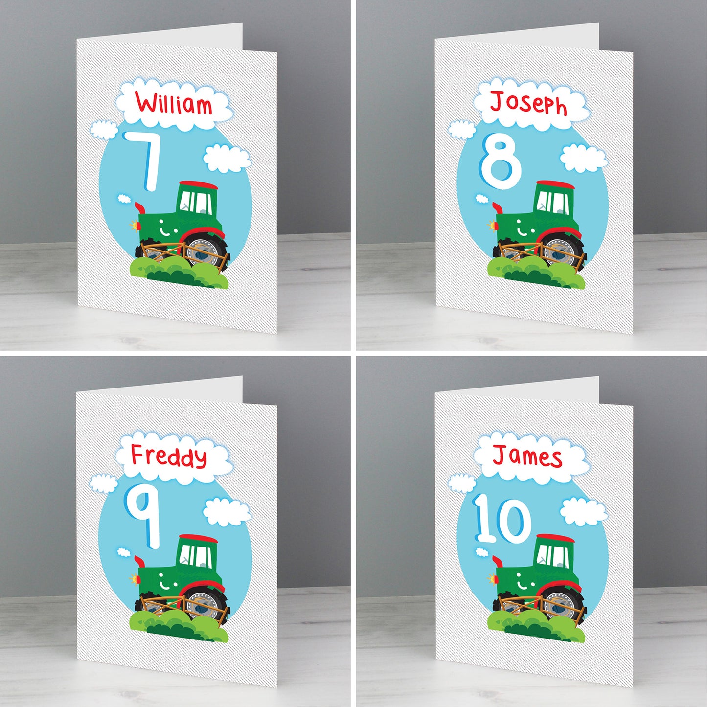Personalised Tractor Birthday Card - image 5
