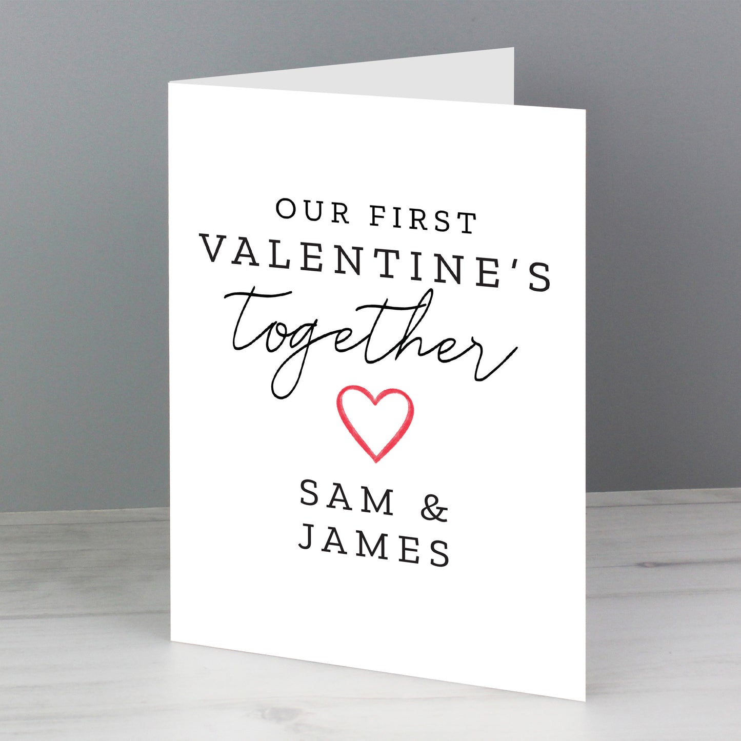 Personalised Our 1st Valentine's Day Card - image 4