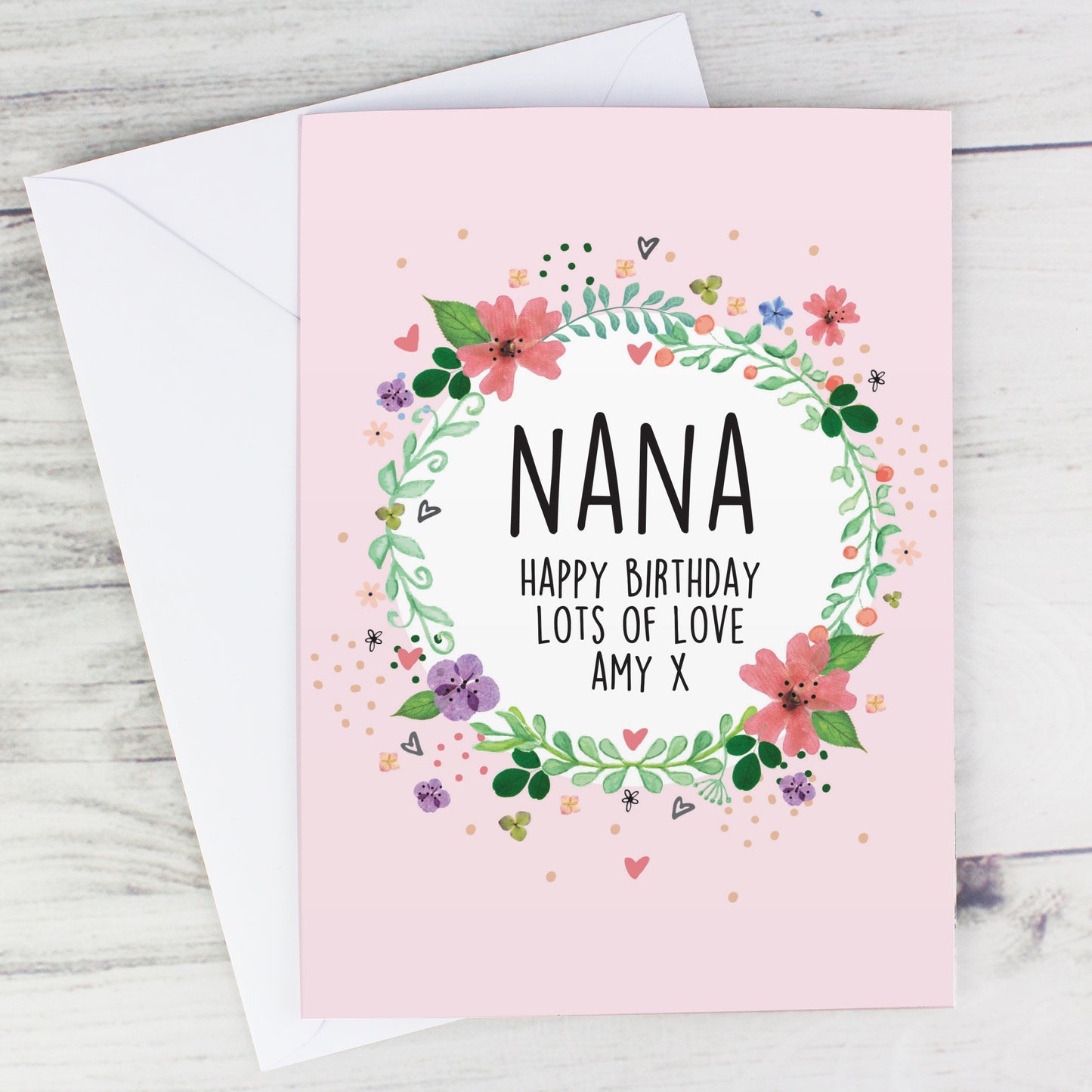 Personalised Floral Card - image 7