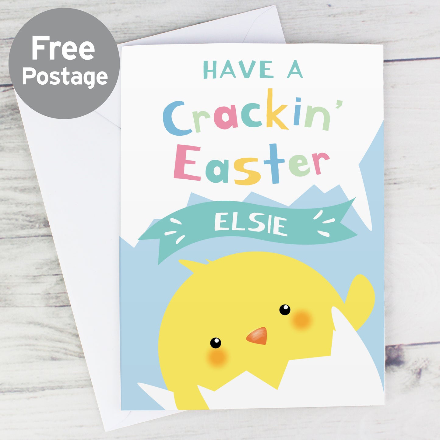 Personalised Have A Cracking Easter Card from Heartfelt Gifts
