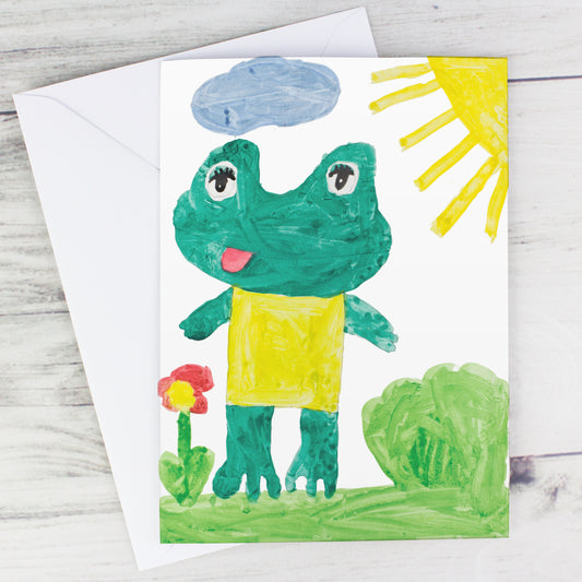 Personalised Photo Upload Card - Gaegu Font - image 2