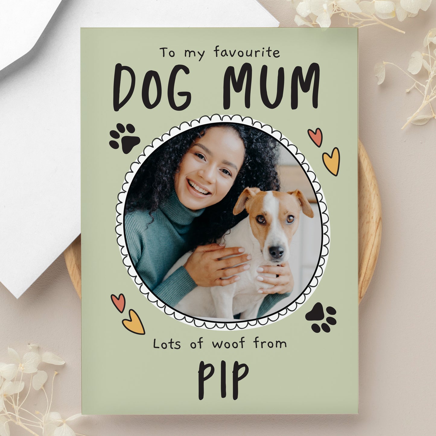 Personalised From the Dog Photo Upload Card - image 2