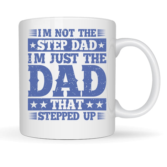 Step Dad ceramic mug design