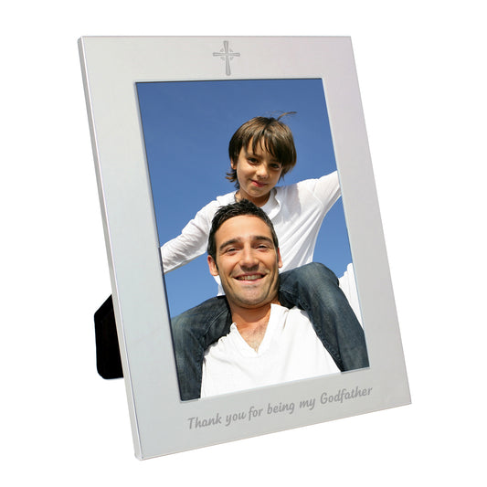 Silver 5x7 Godfather Photo Frame - image 2