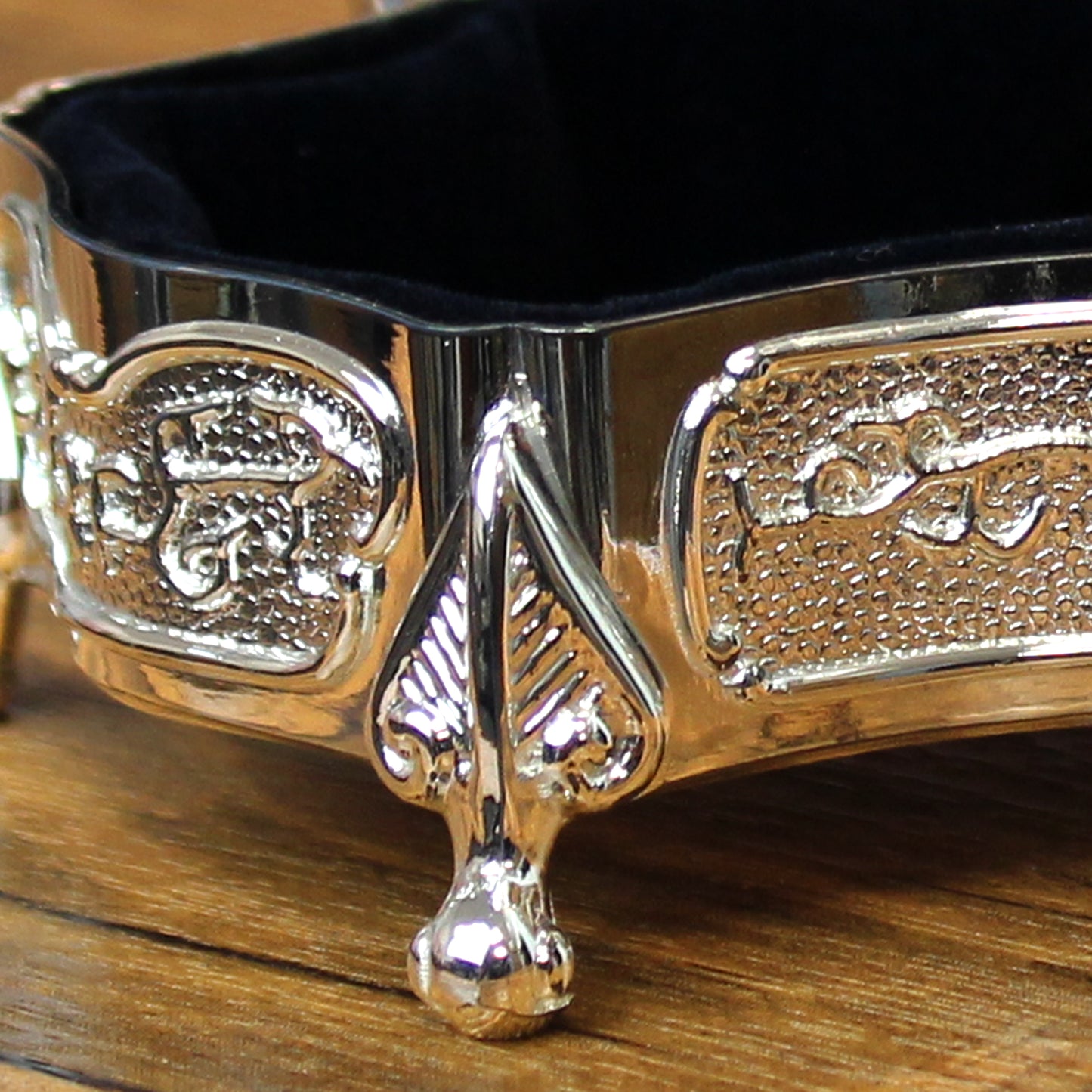 Personalised Small Silver Plated Jewellery Box – Birthday Anniversary Gift for Her - image 6