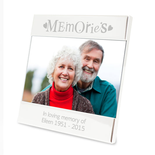 Personalised Silver Memories 6x4 Photo Frame - image 2