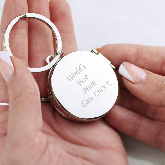Personalised Round Photo Keyring - image 2