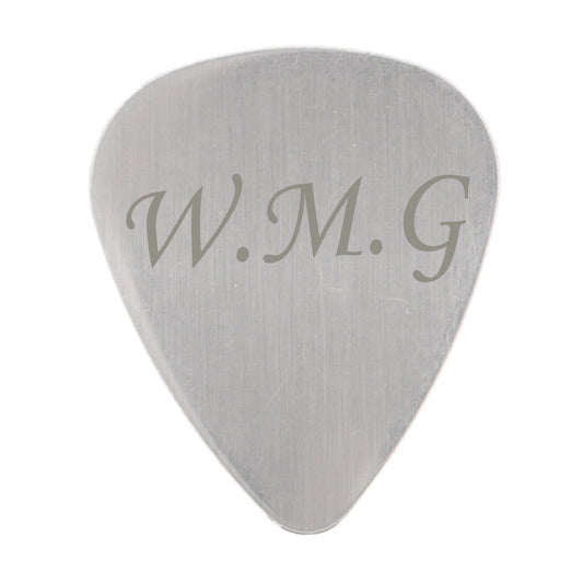 Personalised Initials Silver Plectrum - image 2