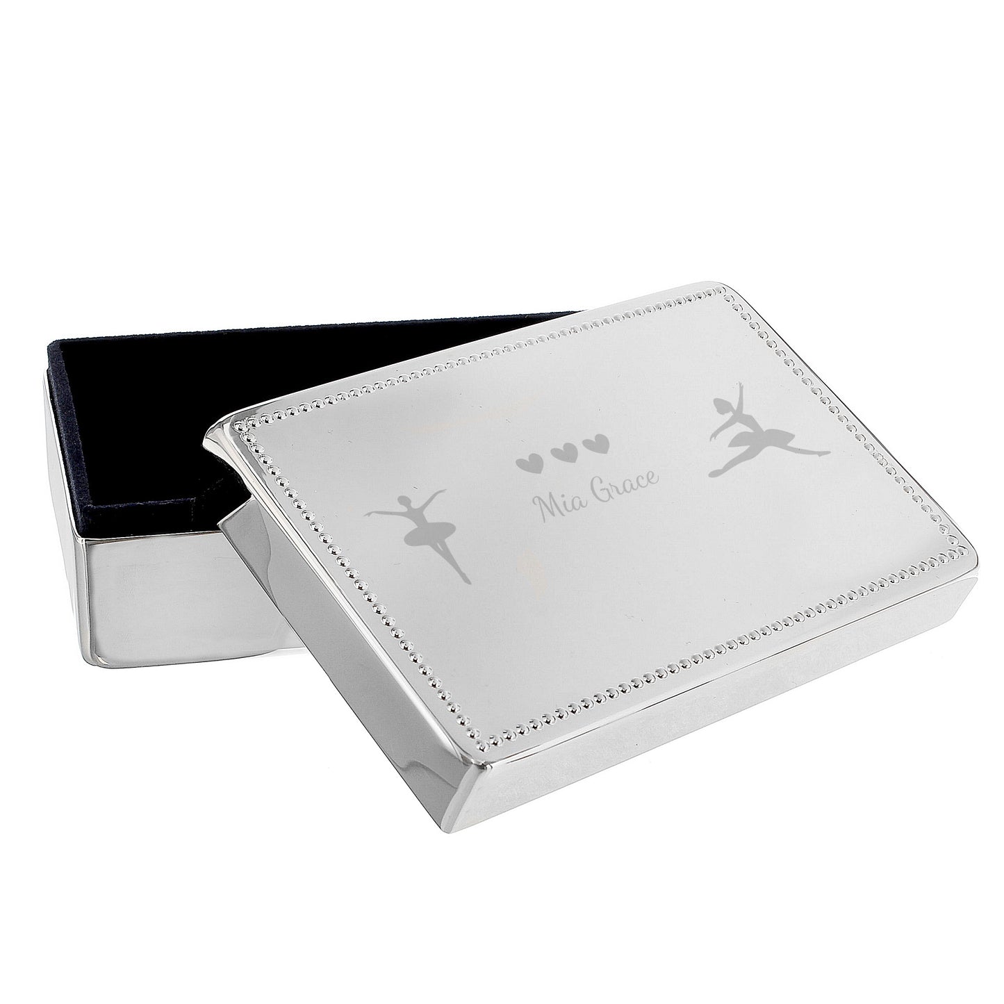 Personalised Ballerina Rectangular Jewellery Box - image 2