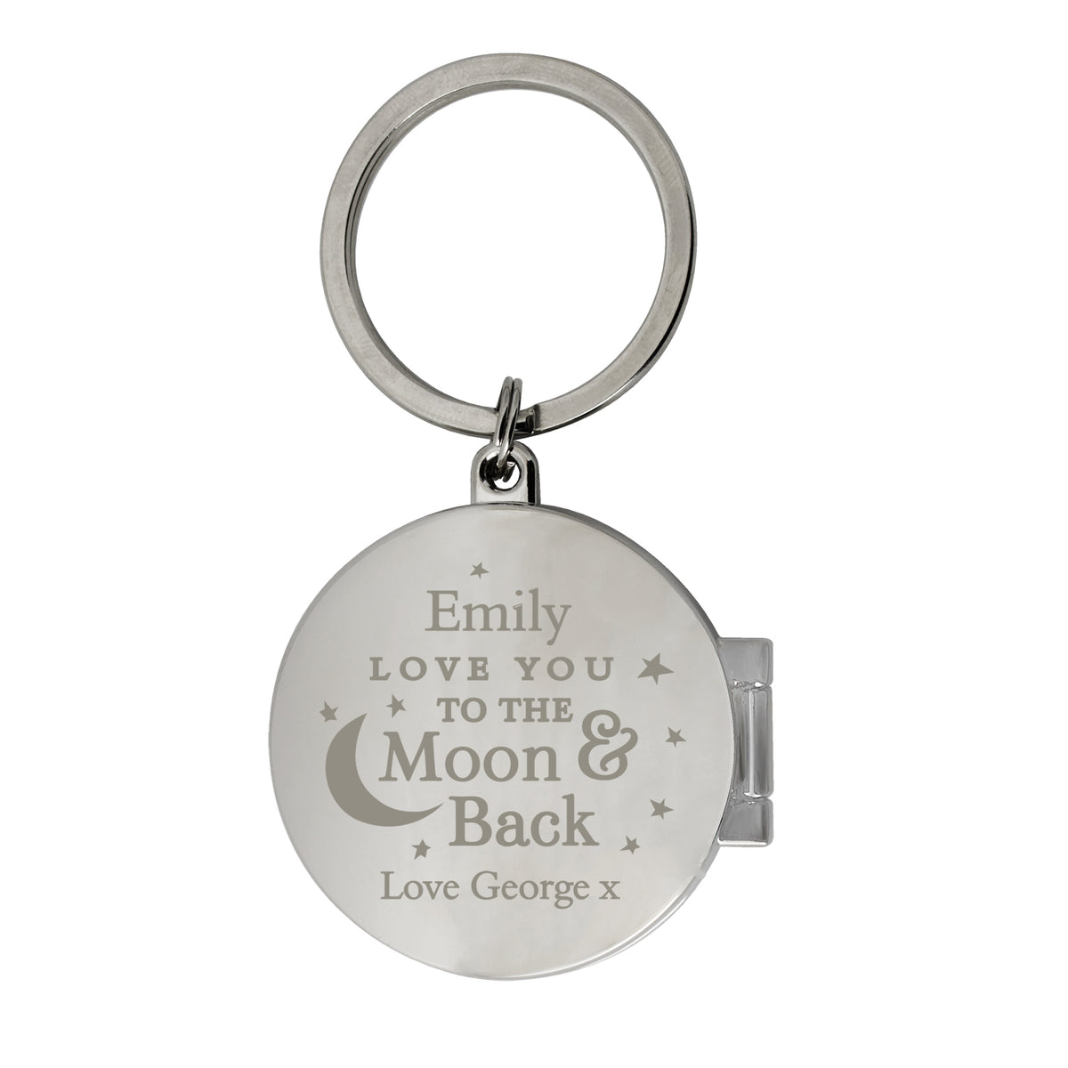 Personalised To the Moon and Back...Photo Keyring - image 5