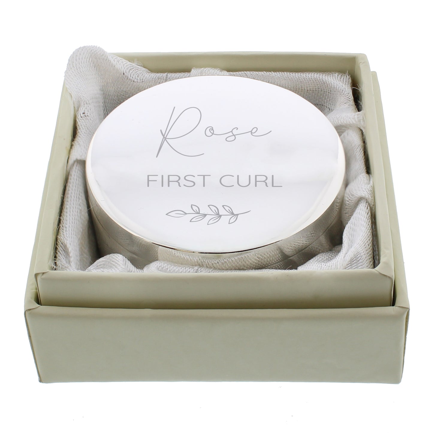 Personalised Botanical First Tooth/Curl Trinket Box - image 5