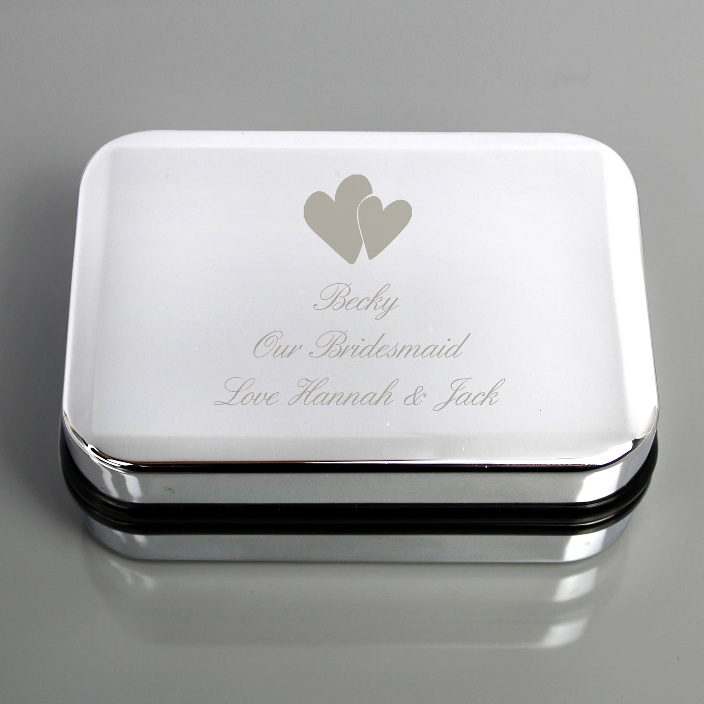 Personalised Heart Motif Necklace Gift Box from Heartfelt Gifts