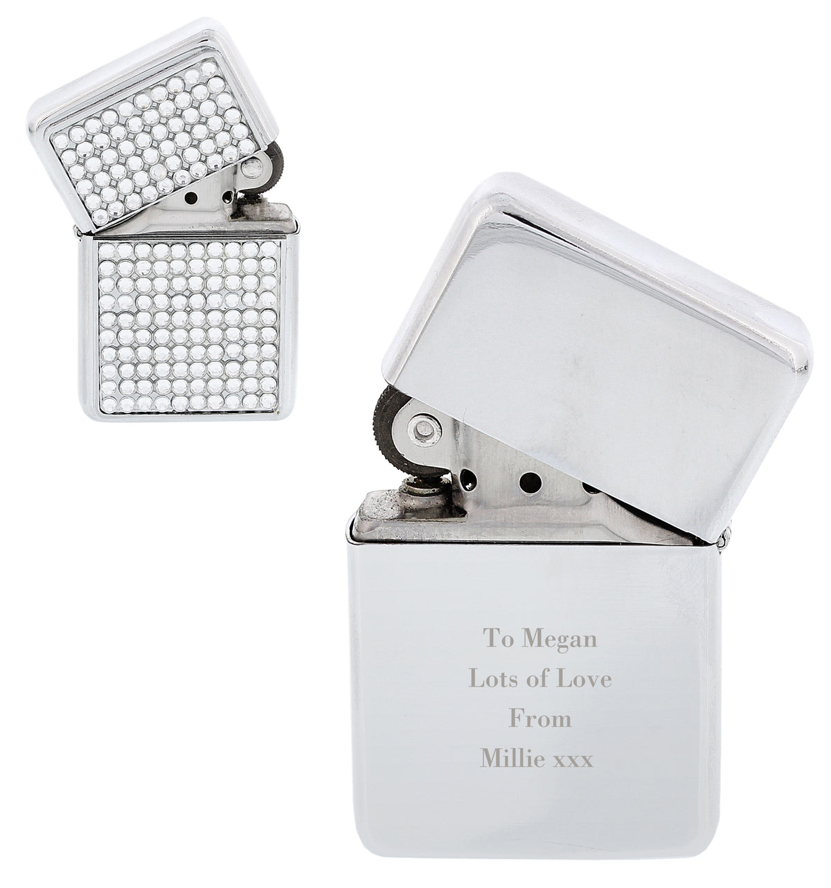 Personalised Any Message Diamante Lighter - image 2