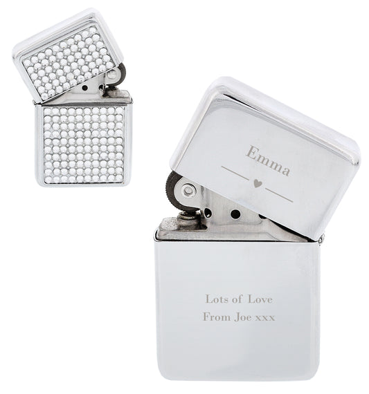 Personalised Decorative Heart Diamante Lighter - image 2