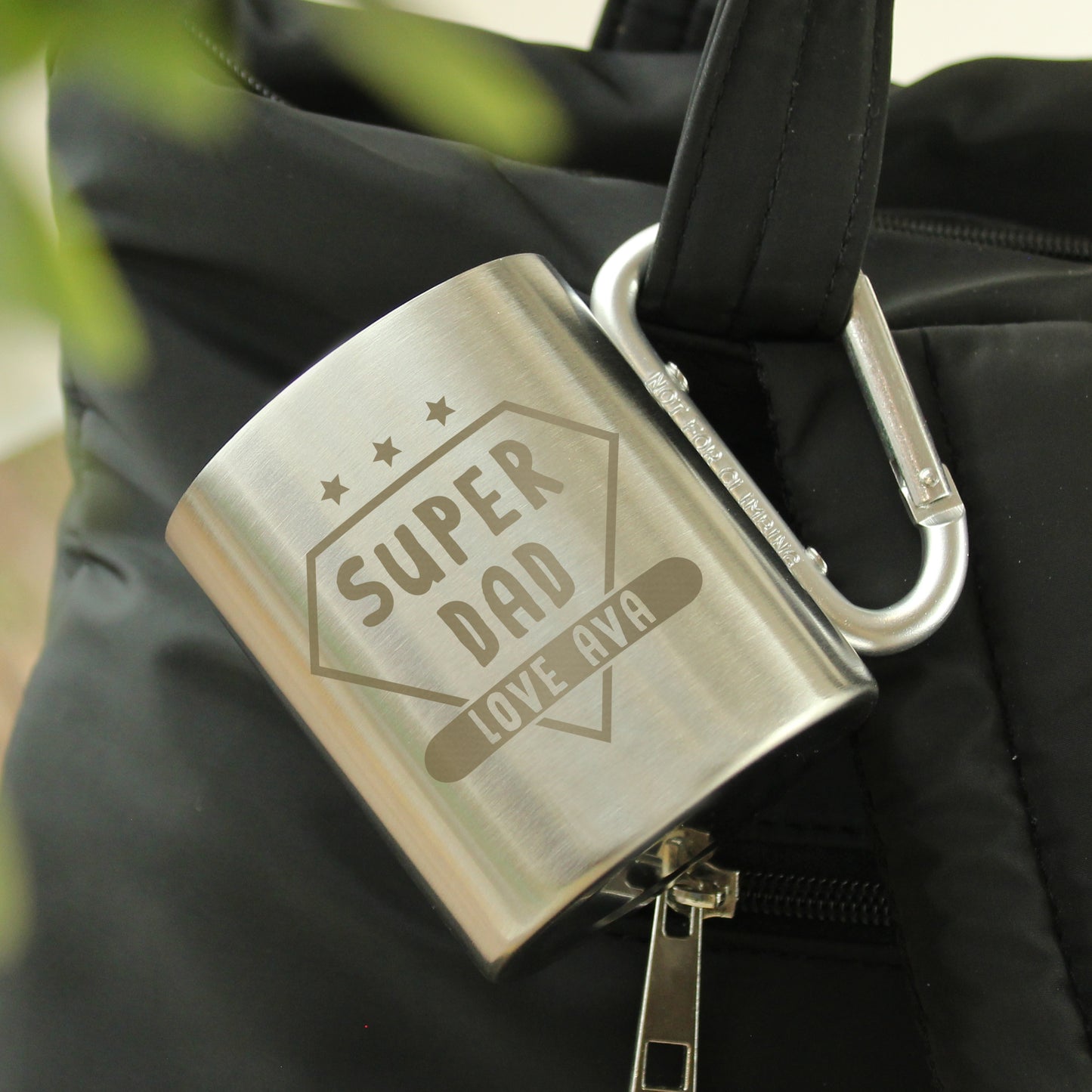 Personalised Super Dad Stainless Steel Mug - image 5