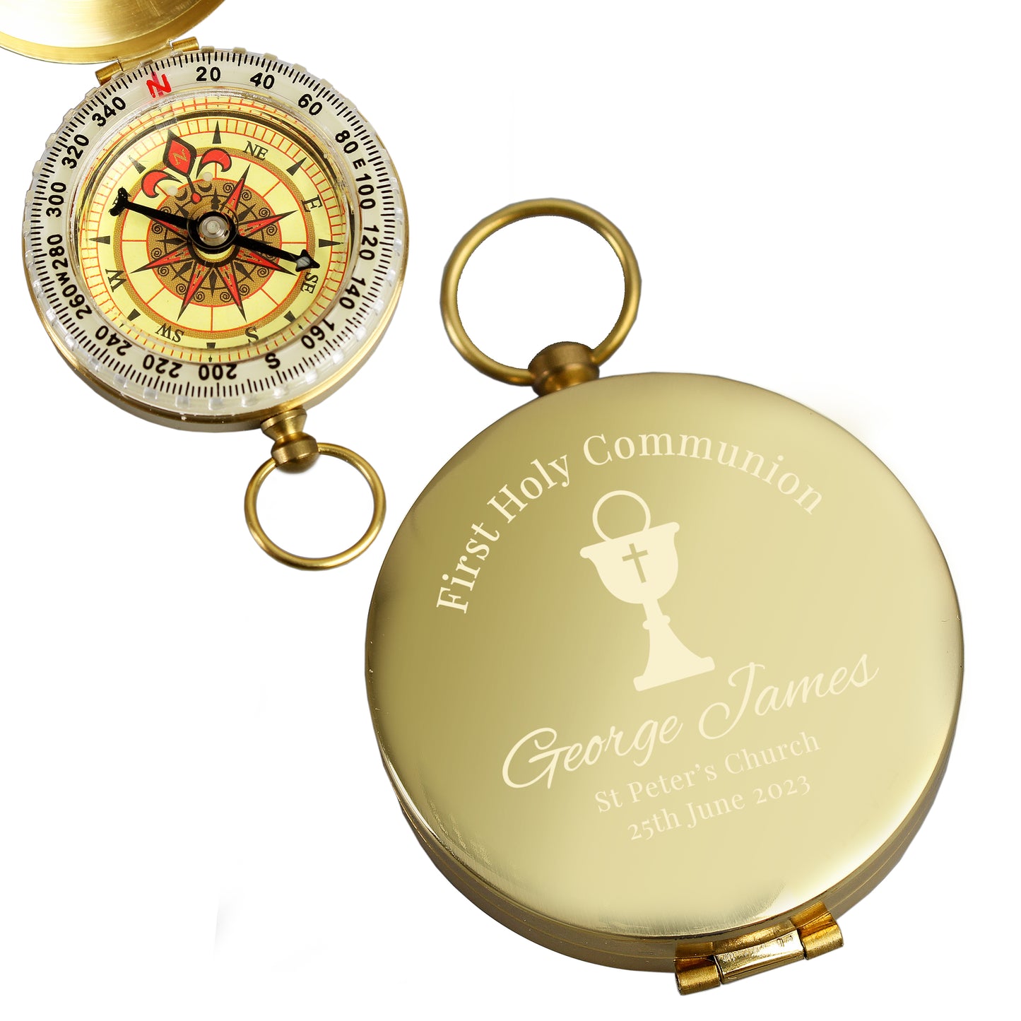 Personalised First Holy Communion Compass - image 5