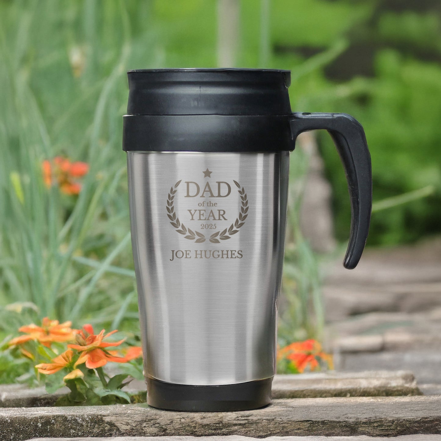Personalised Dad of the Year Travel Mug – Father's Day & Birthday Gift - image 4