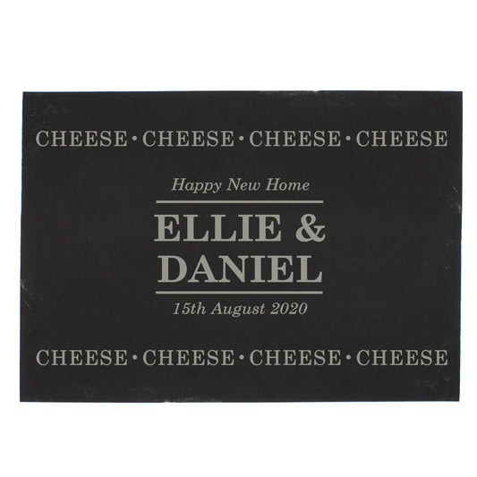 Personalised Cheese Cheese Cheese Slate Cheese Board - image 2