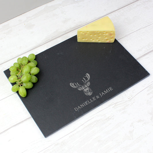Personalised Stag Slate Placemat - image 2