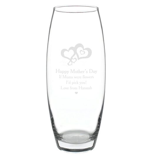 Personalised Love Hearts Bullet Vase - image 2