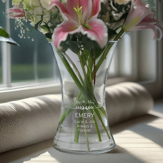 Personalised Classic Glass Vase - image 2