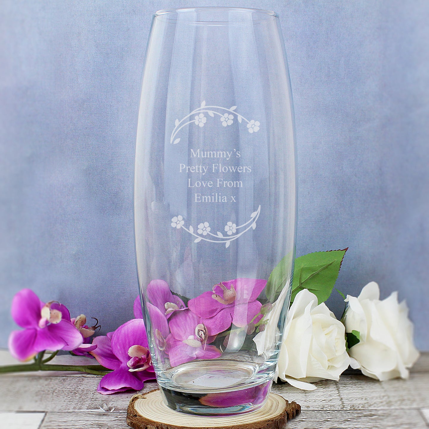Personalised Floral Bullet Vase - image 5