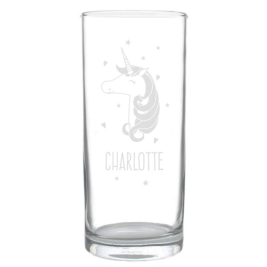 Personalised Unicorn Engraved Hi Ball Glass - image 2