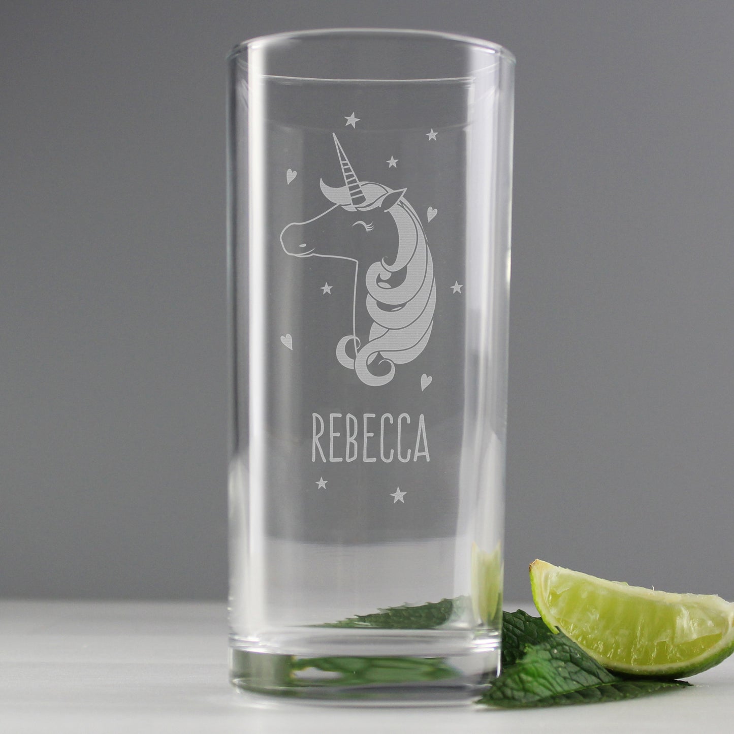 Personalised Unicorn Engraved Hi Ball Glass - image 4