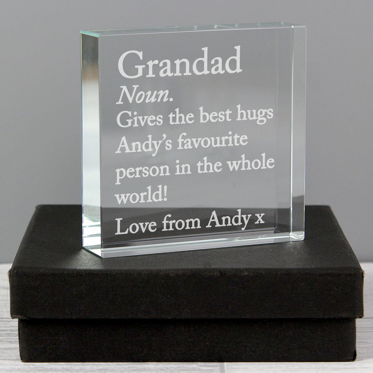 Personalised Dictionary Definition Crystal Token - image 3