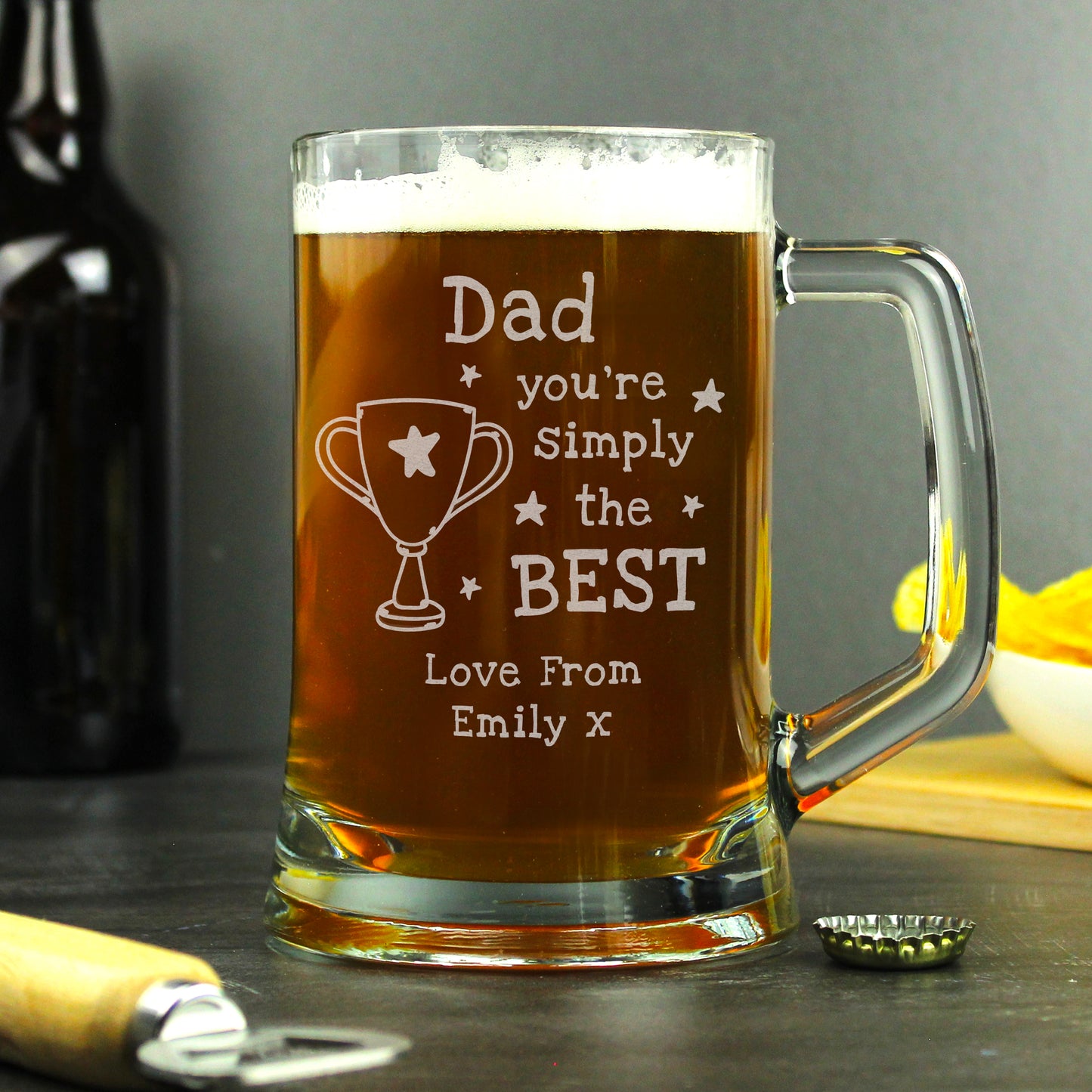 Personalised Simply The Best Pint Tankard – Birthday & Father's Day Gift - image 3