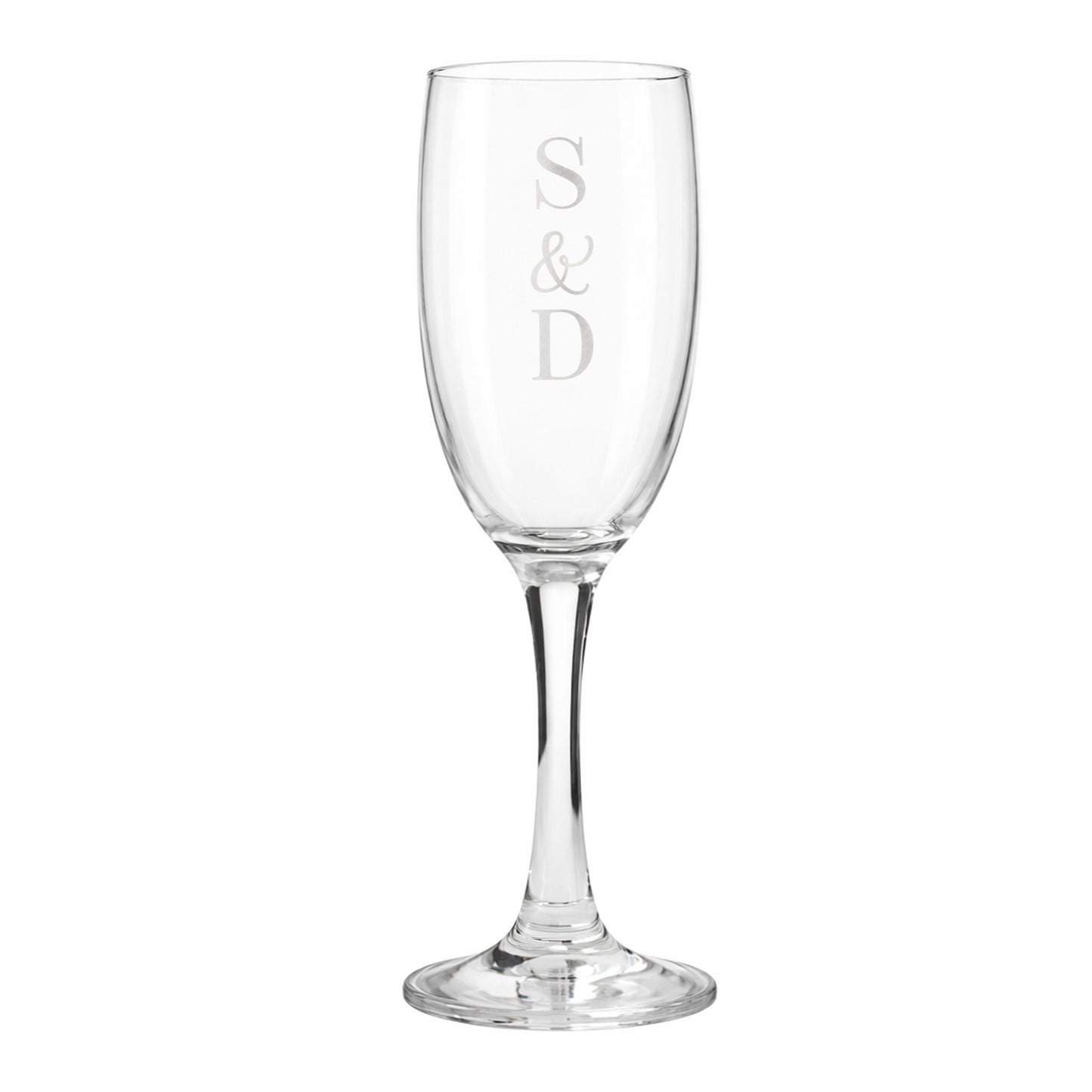 Personalised Couples Initials Flute Glass - image 5