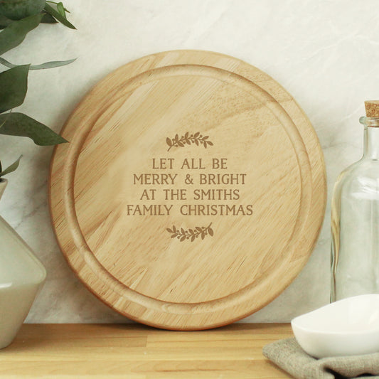 Personalised Wreath Chopping Board - image 2