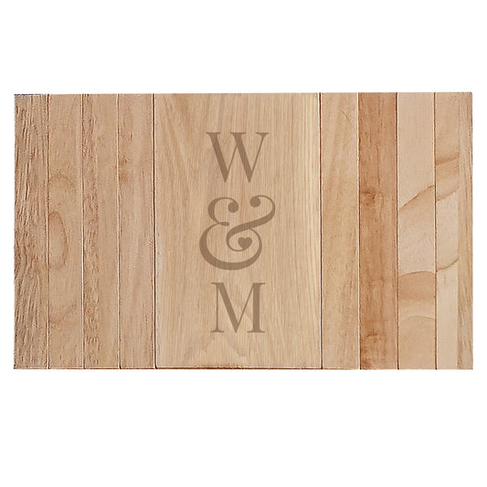 Personalised Initials Wooden Sofa Tray - image 2