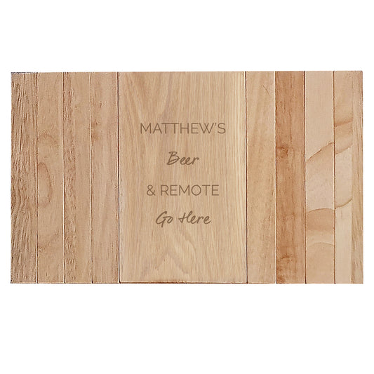 Personalised Free Text Wooden Sofa Tray - image 2