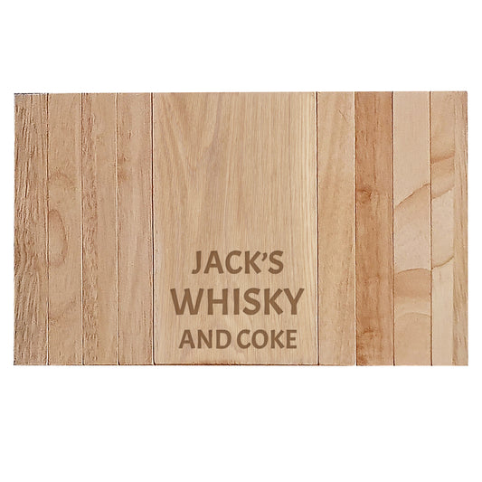 Personalised Large Free Text Wooden Sofa Tray - image 2