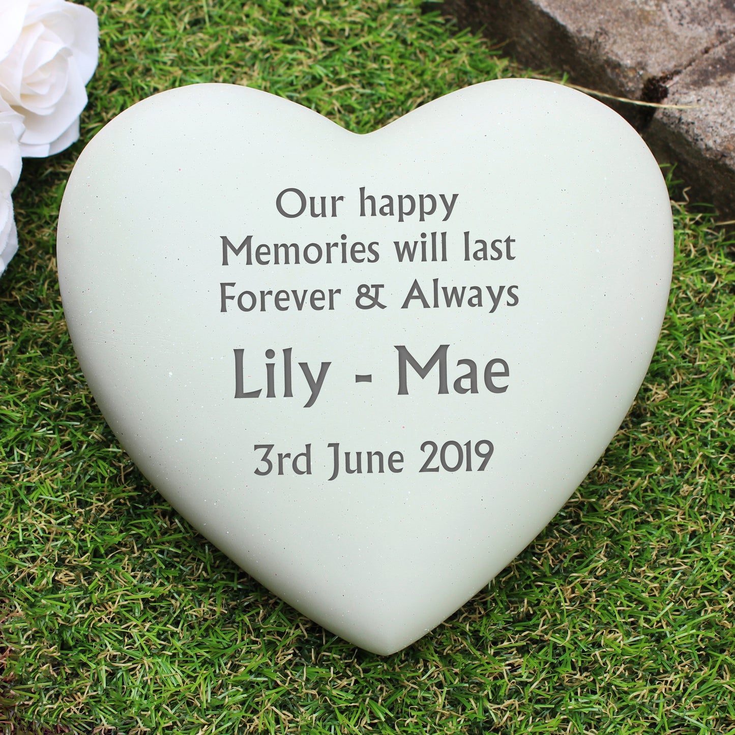 Personalised Heart Memorial - image 5