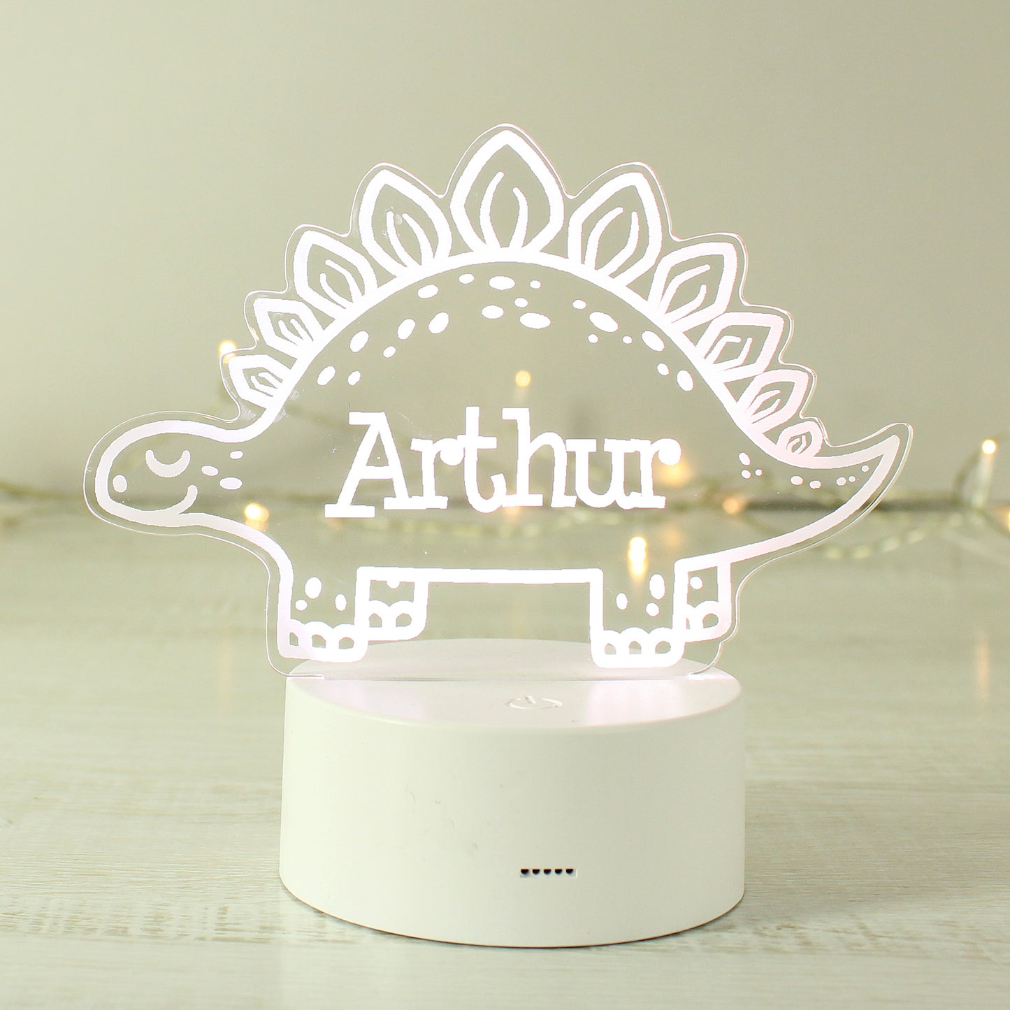 Personalised Dinosaur LED Colour Changing Night Light - image 3
