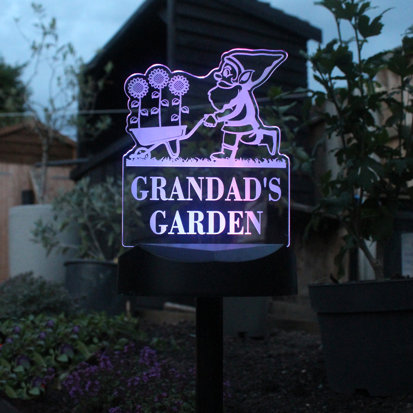 Personalised Gnome Garden Outdoor Solar Light - image 11
