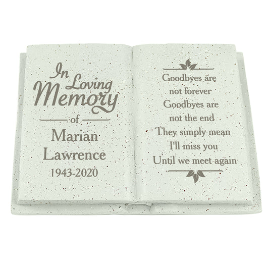 Personalised In Loving Memory Memorial Book - image 2