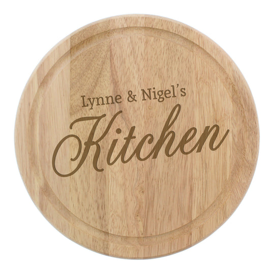 Personalised Kitchen Round Chopping Board - image 2