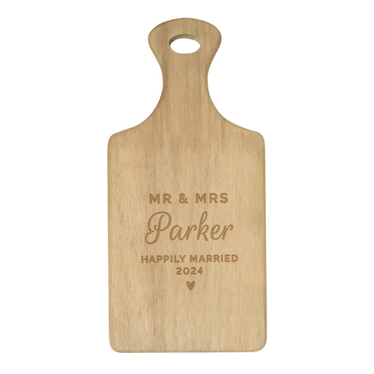 Personalised Wedding Wooden Paddle Board - image 5