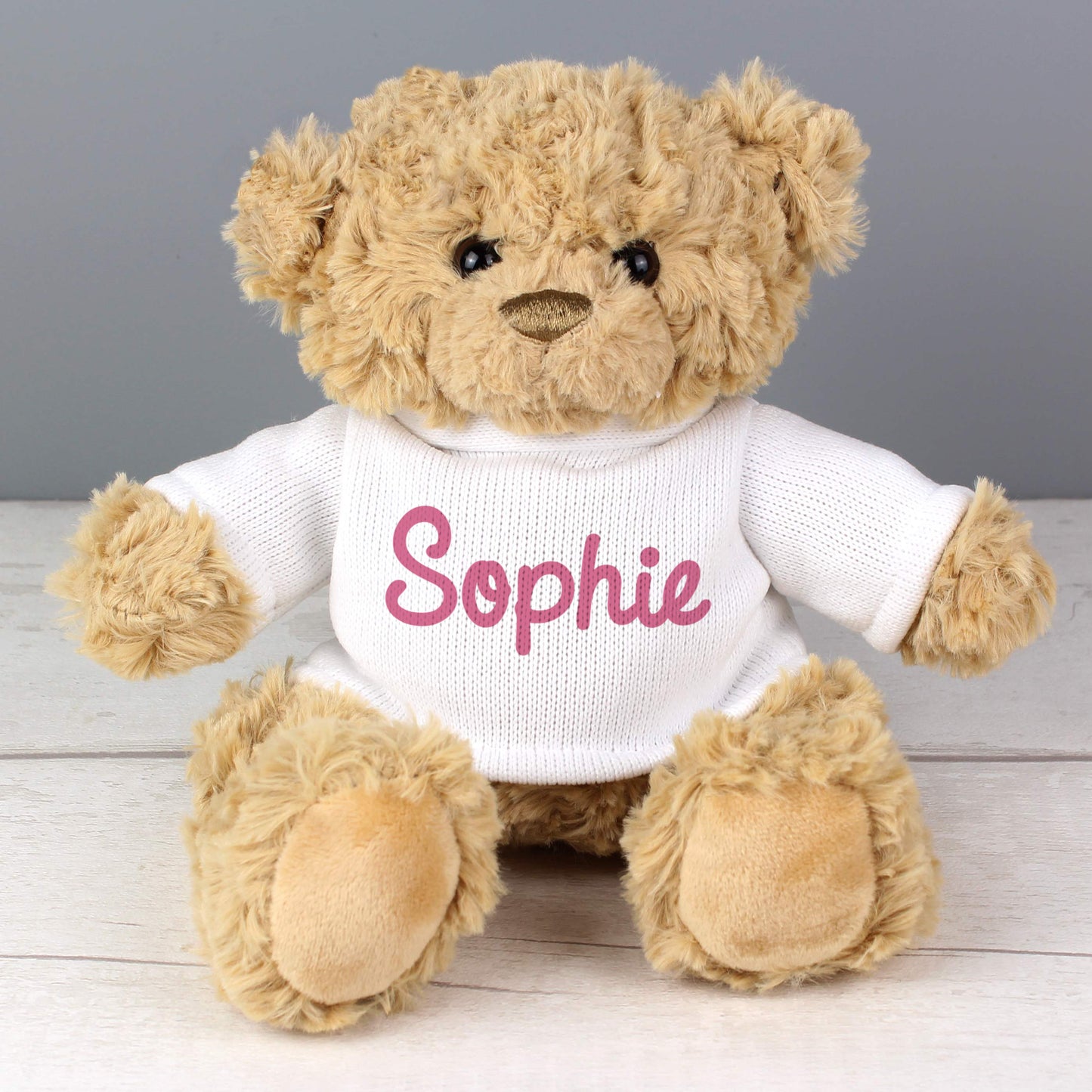 Personalised Pink Name Only Teddy Bear - image 4